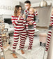 Striped Xmas Family Matching Pajamas