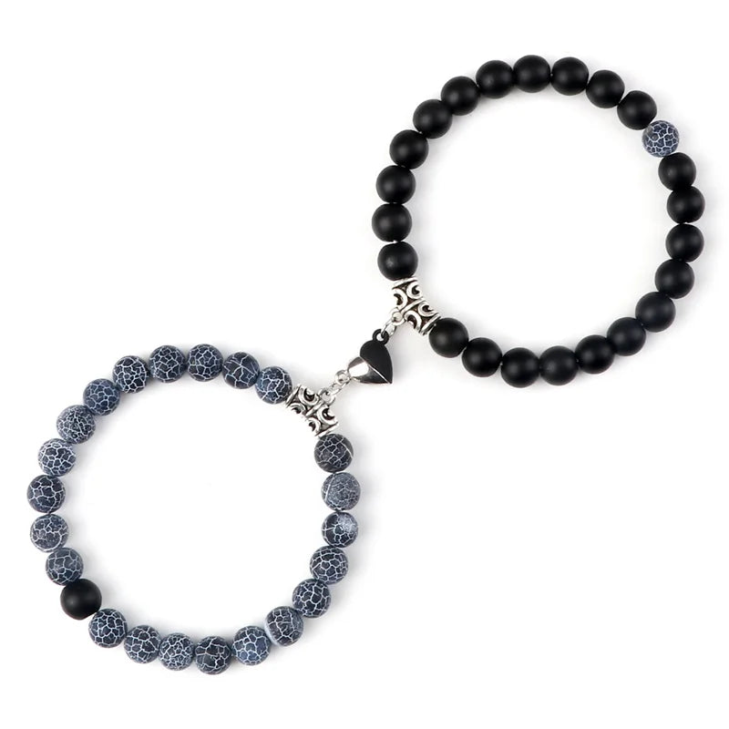 Magnetic Distance Bracelets With Heart