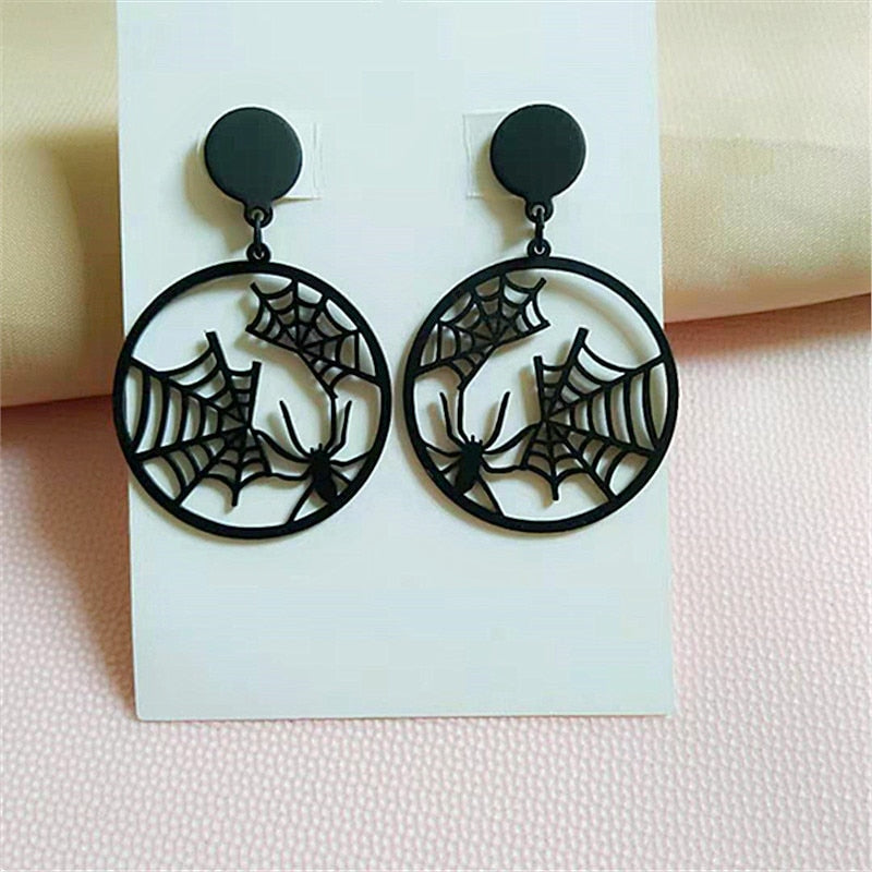 Halloween Skeleton Dangle Earrings BigBeryl