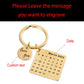 Personalized Calendar Date Keychain