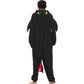 3D Black and White Dragon Onesies for Couples