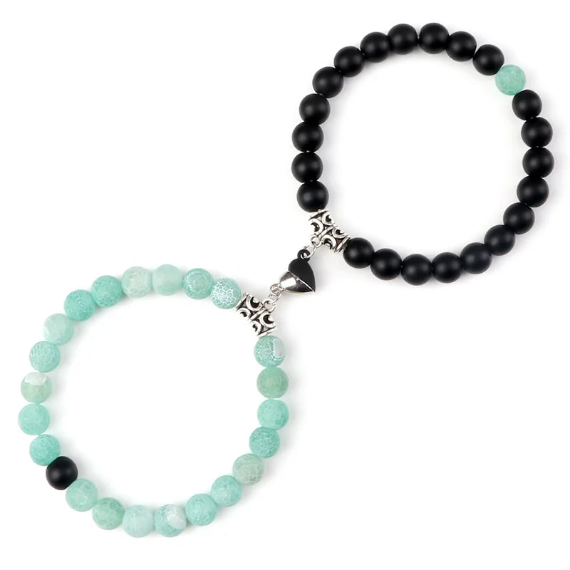 Magnetic Distance Bracelets With Heart