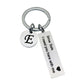 Drive Safe Keychain With Custom Initials Charm