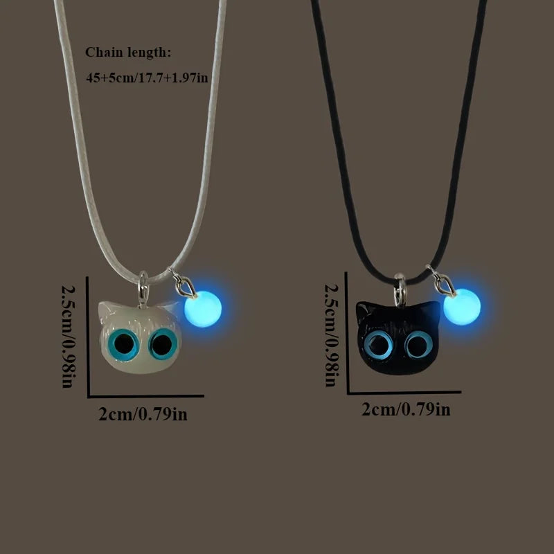 Cute Dragon Glow in the Dark Matching Bracelets & Necklaces