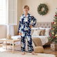 Pink & Blue Coordinating Family Christmas Pajamas