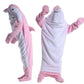 Viral Shark Sleeping Bag Plush Full-Body Wearable Blanket