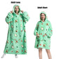 Cute Animal Prints Wearable Blanket Hoodie