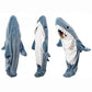 Viral Shark Sleeping Bag Plush Full-Body Wearable Blanket