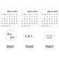 Personalized Calendar Date Keychain