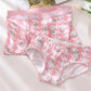 Kawaii Matching Ice Silk Couple Underwear