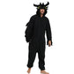 3D Black and White Dragon Onesies for Couples