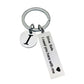 Drive Safe Keychain With Custom Initials Charm