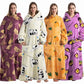 Cute Animal Prints Wearable Blanket Hoodie