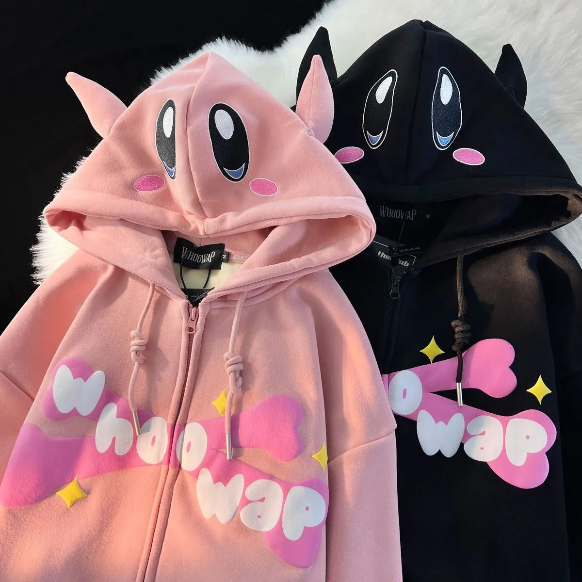 Kawaii Matching Couple Hoodies BigBeryl