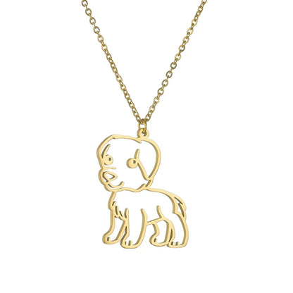 Custom Kids Drawing Keychain Necklace