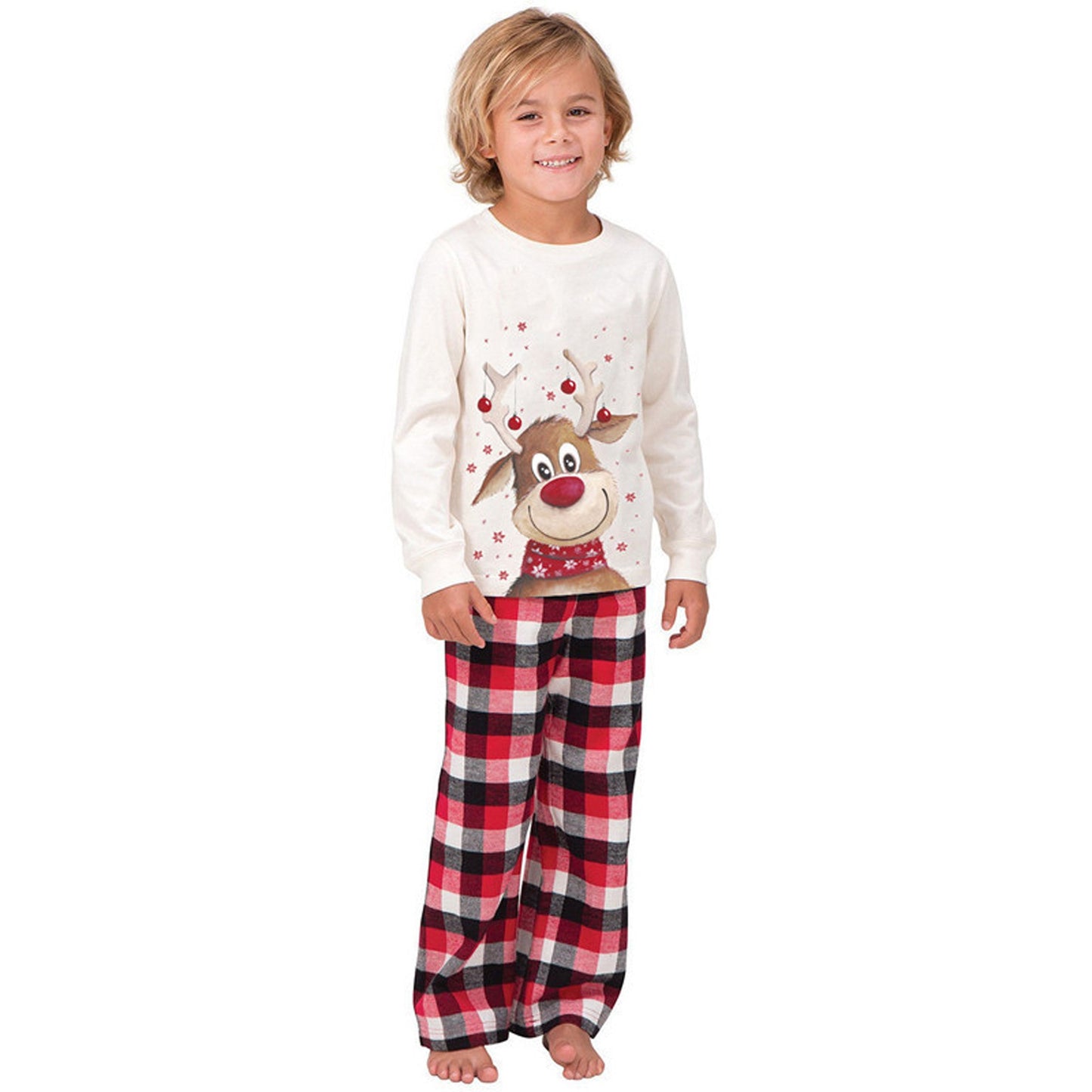 Cute Reindeers Matching Family Pajamas