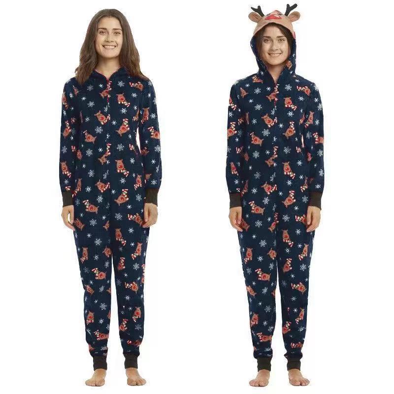 Matching Reindeer Onesies For Family BigBeryl