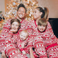 Red Xmas Spirit Matching Family Pajamas