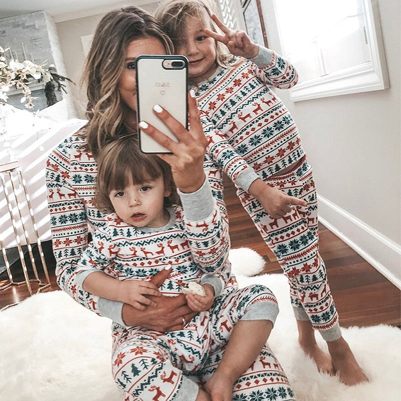 Christmas Spirit Matching Family Pajamas Set BigBeryl