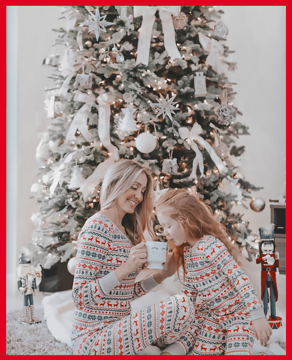 Christmas Spirit Matching Family Pajamas Set BigBeryl