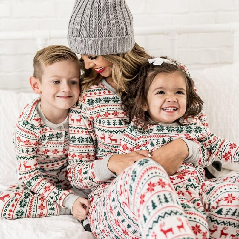 Christmas Spirit Matching Family Pajamas Set BigBeryl