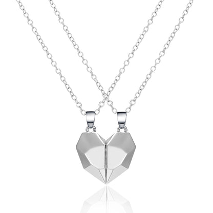 Magnetic Heart Couple Necklaces BigBeryl