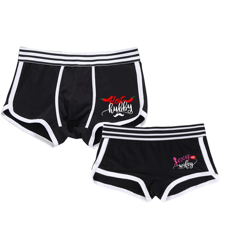 King Queen Boxers Couple Matching Boxers Underwear Briefs Valentines Day  Gift