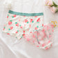 Cute Kawaii Fruit Pattern Matching Couple Underwear With Lace Details BigBeryl