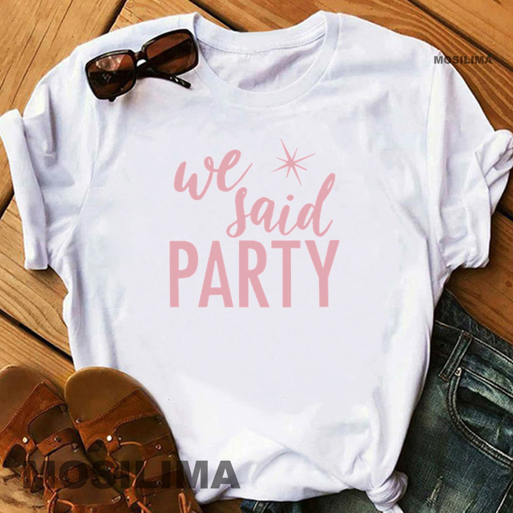 I Said Yes We Said Party Funny Bridal Shower T-Shirts & Tops