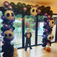 Black Purple Halloween Balloons Arch Kit