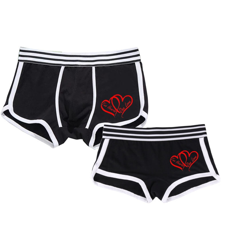 Mr and Mrs Matching Couples Underwear Boxers