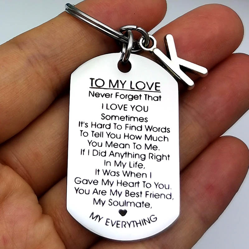 You are My Everything Keychain