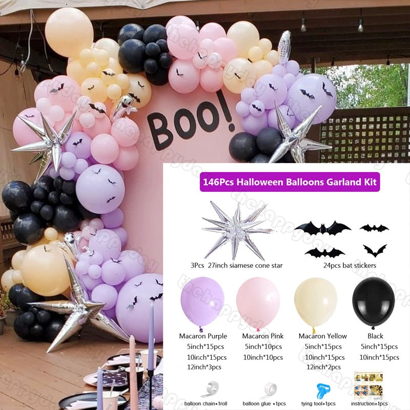 Halloween Balloon Garland Arch Kits