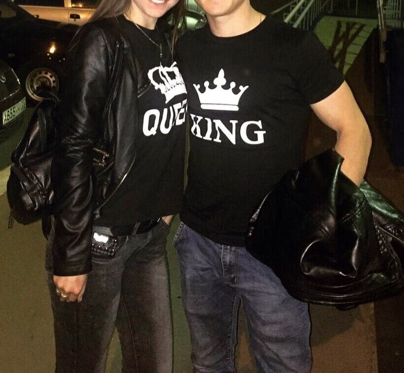 King And Queen Matching Couple Shirts - BigBeryl