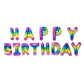 HAPPY BIRTHDAY Balloons Banner in 12 Colors - BigBeryl