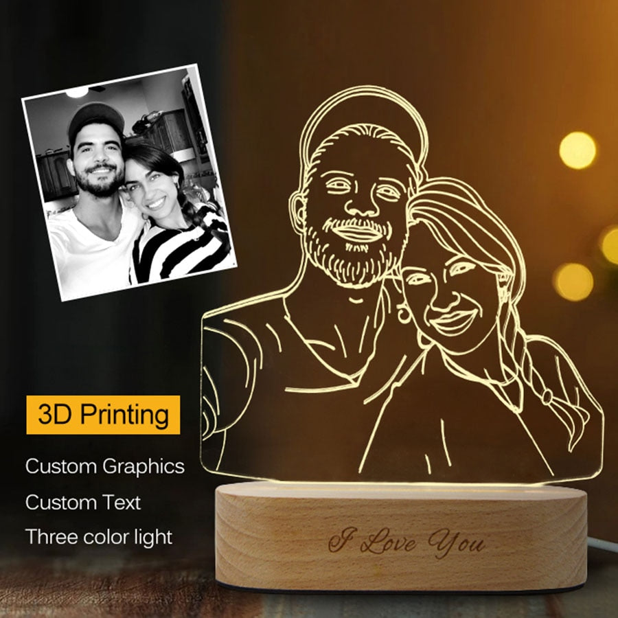 Custom 3D Photo Lamp - BigBeryl