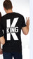 King And Queen Shirts in White Red & Black - BigBeryl