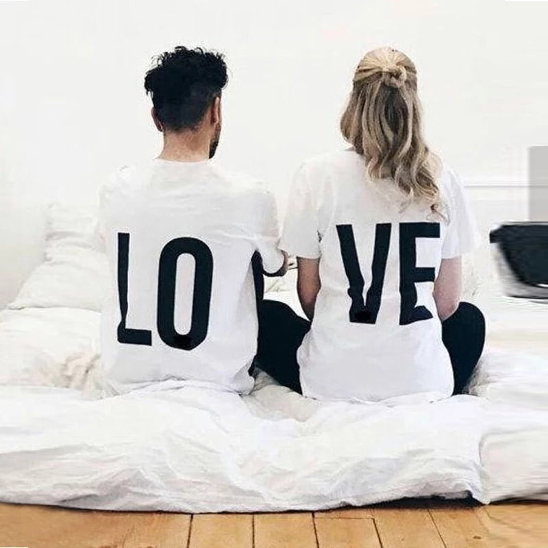 LOVE Matching Couple Shirts - BigBeryl