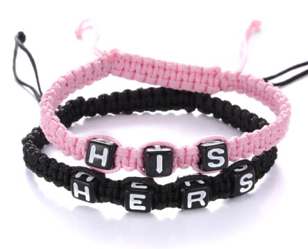 His and Hers Relationship Bracelets for Couples [Set of 2] - BigBeryl