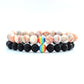 Rainbow Bead Distance Bracelets - BigBeryl