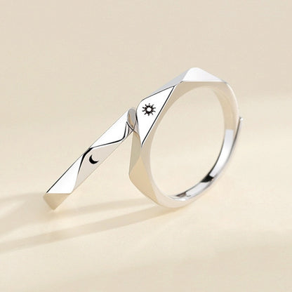 Sun and Moon Rings For Couples - BigBeryl