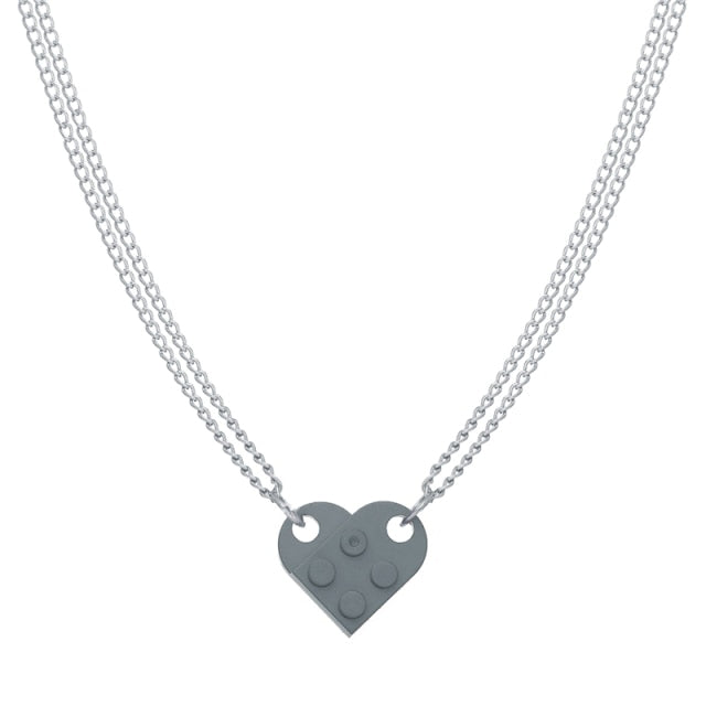 Lego Brick Heart Necklace – BigBeryl1