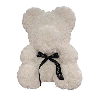 Forever Rose Teddy Bear With Gift Box - BigBeryl