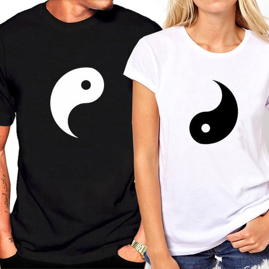 Yin Yang Matching Couple Shirts - BigBeryl