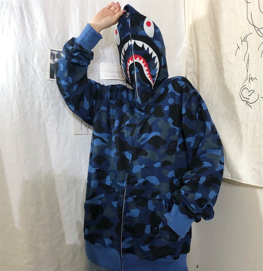 Shark Camo Hoodies - BigBeryl