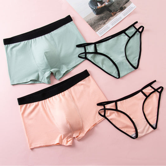 Buy Maikrt Women Sexy Underwear,Couples Matching Underwear sexy panties  Cotton Lover's Briefs Online at desertcartUAE