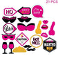 Bachelorette Party Decorations Photo Booth Props - BigBeryl