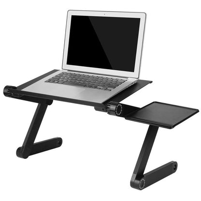 Adjustable Ergonomic Laptop Desk Stand With Mouse Pad - BigBeryl