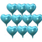 Heart Shaped Helium Balloons Set | Bridal Shower Balloons 10 Pcs/ Set - BigBeryl