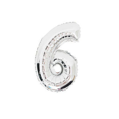 Number Foil Balloons 16 inches Gold Silver and Rose Gold - BigBeryl